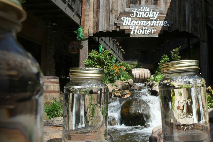 4 jars of Moonshine, Ole Smoky swag, and tour of distillery (plus Dolly shot glasses)