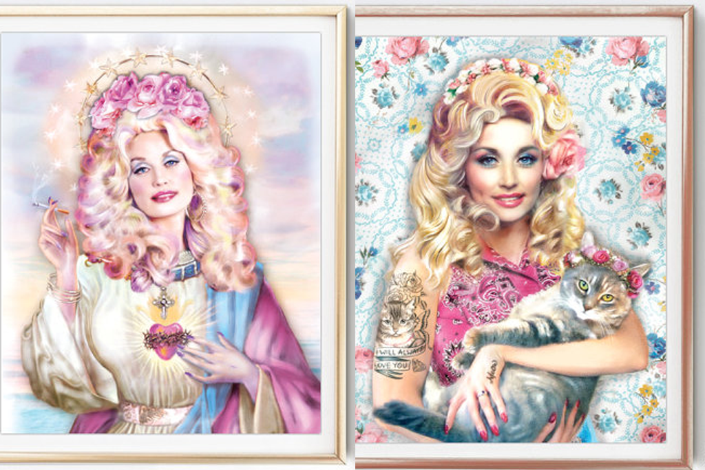 2 Framed Dolly Prints